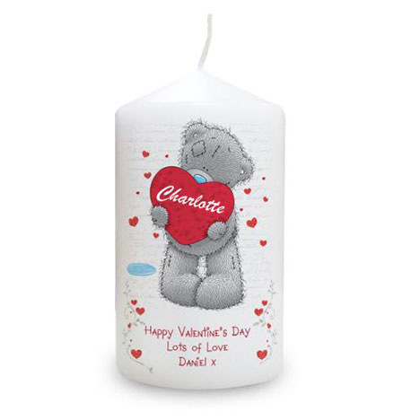 Personalised Me to You Bear Love Heart Candle Extra Image 1